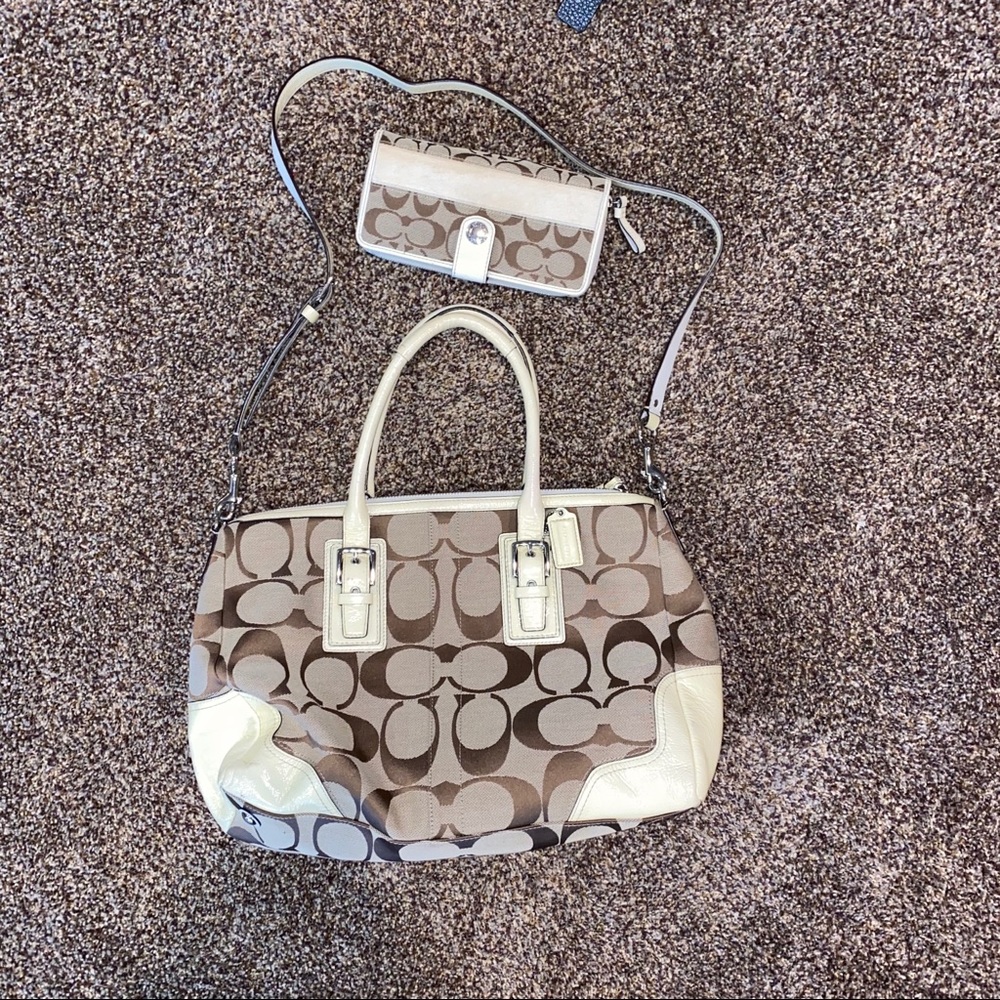 COACH PURSE + WALLET